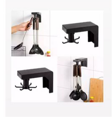 Rotating hooks Multifunctional Shelf