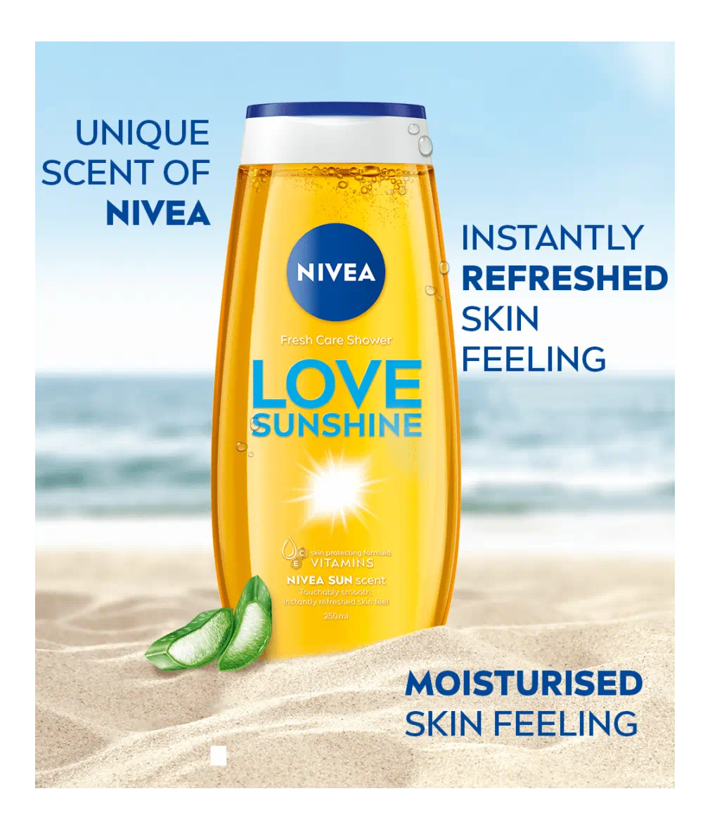 NIVEA Love Sunshine Shower Gel 250 ml