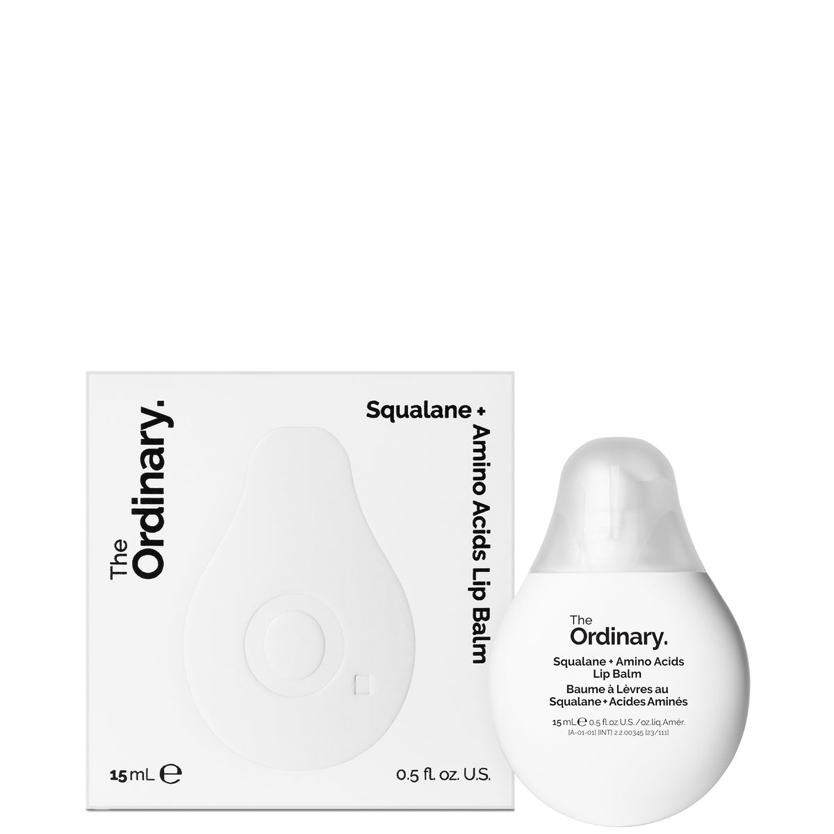 The Ordinary Squalane + Amino Acid Lip Balm 15ml