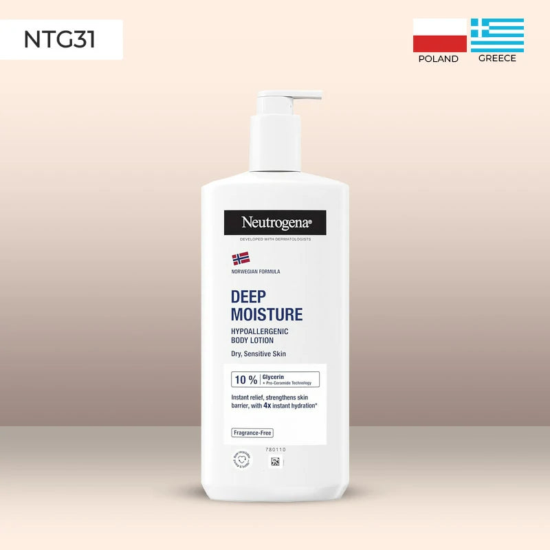 Neutrogena Deep Moisture Hypoallergenic Body Lotion 400ml