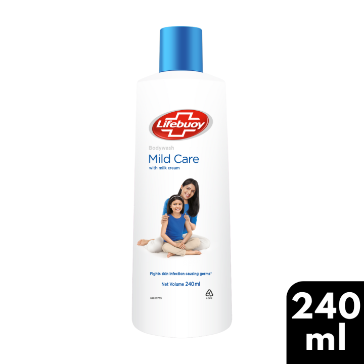 Lifebuoy Mild Care With Milk Cream Body Wash 240ml