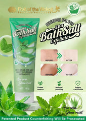 Superfood for Skin Spa Bath Salt Exfoliating Aloe Vera Green Mint 380g
