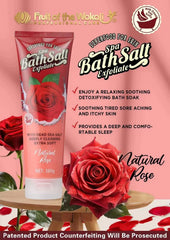 Superfood for Skin Spa Bath Salt Exfoliating Natural Rose 380g
