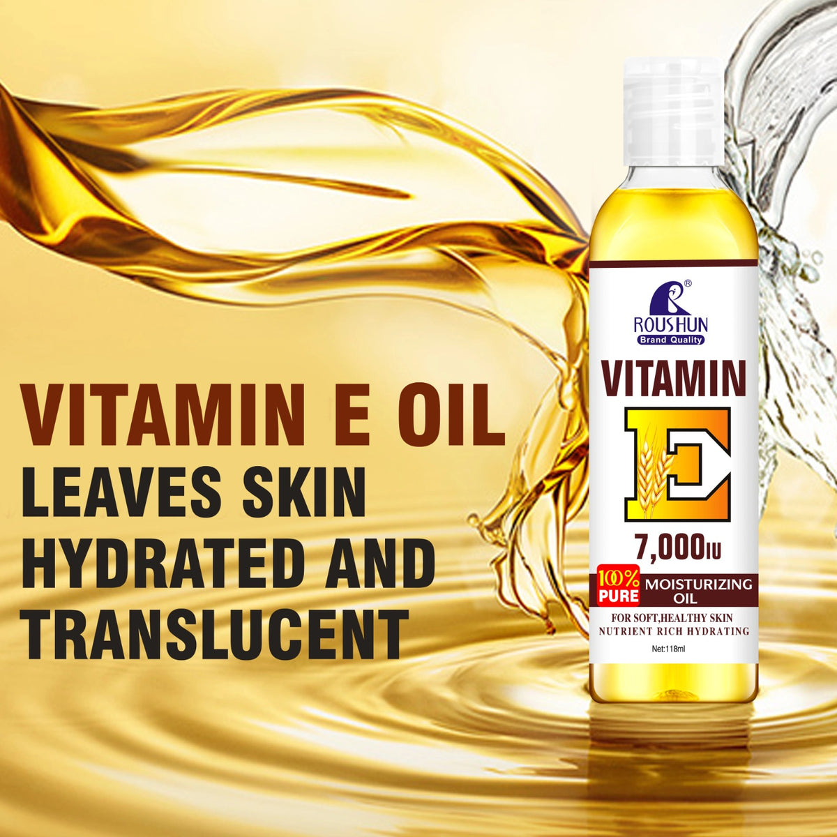 Roushun Vitamin E Body Oil 118ml