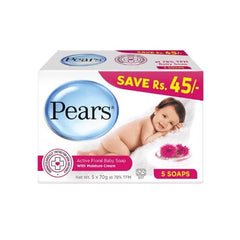 Pears Active Floral Baby Soap 70g x 5