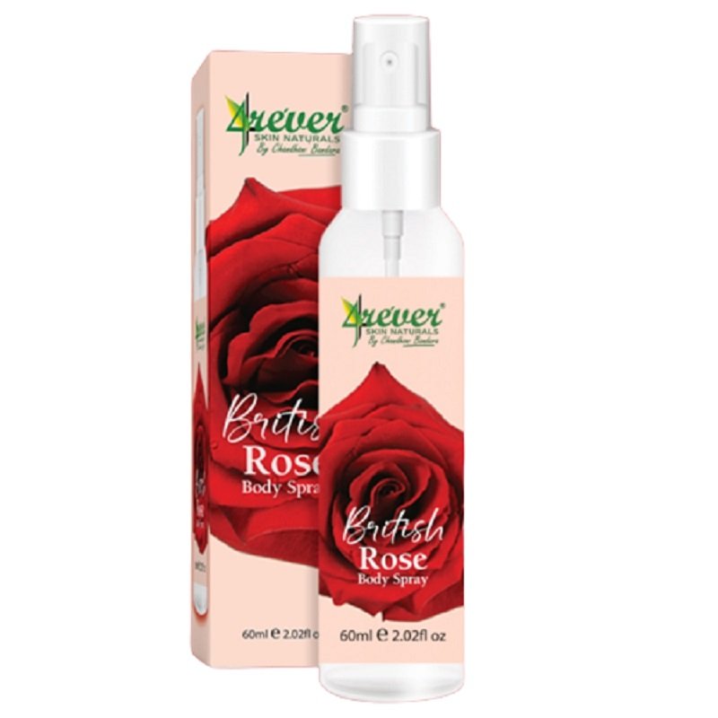 4ever British Rose Body Spray - 60ml - ShopXonline