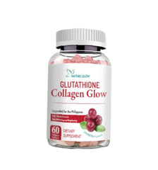 Nature Glow Glutathione Collagen Glow  Dietary Supplement Cranberry Flavor 60 Organic Gummies