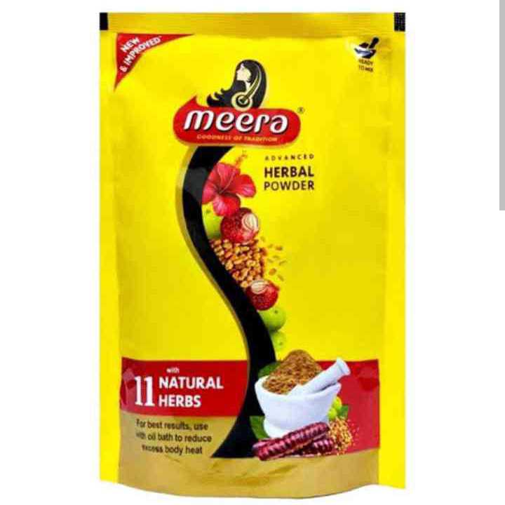 Meera Advance Herbal Powder 11 Natural Herbs 40gms Pouch