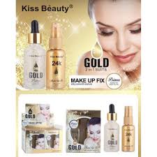 kiss Beauty Gold  2 in 1  Make up Fix- 75ml