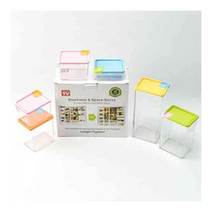 6pcs Stackable Container Set