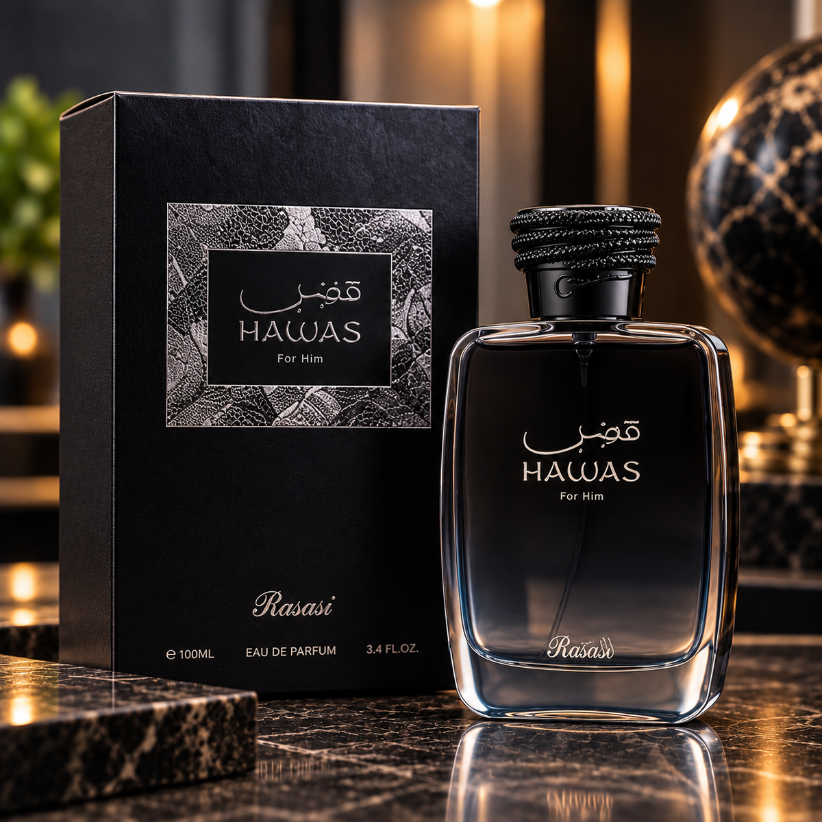 Rasasi Hawas For Him - (100% Authentic)
