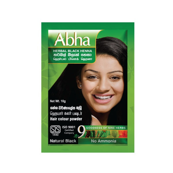 Abha Henna Herbal Black 10G