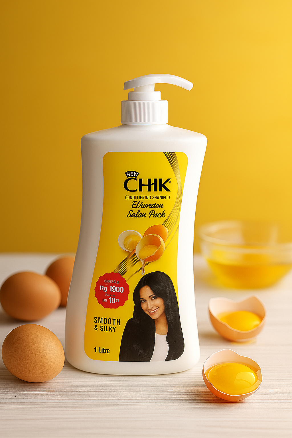 Chic Egg Protein Conditioning Shampoo 1L