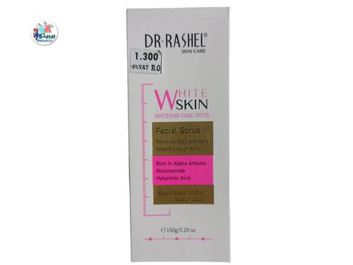 Dr Rashel Skin Care White Skin Whitening Fade Spots Facial Scrub 150g