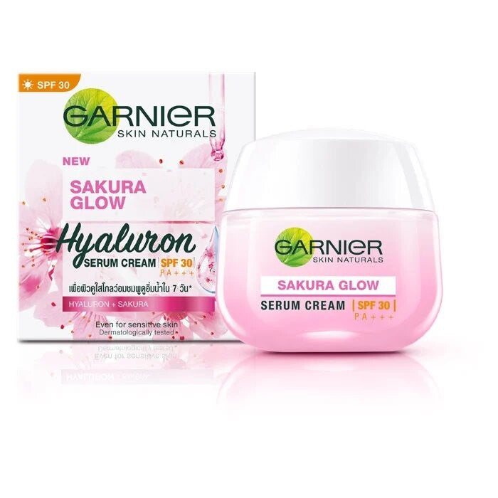 Garnier Sakura Glow Hyaloron Serum Cream SPF30 PA+ 50ml