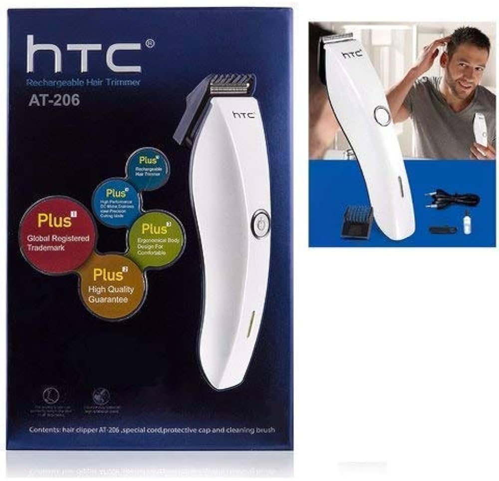 HTC Rechargeable Cordless Hair Trimmer AT-206