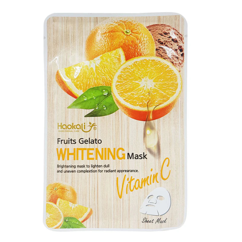 Haokali Fruit Gelato Whitening Vitamin C Facial Sheet Mask