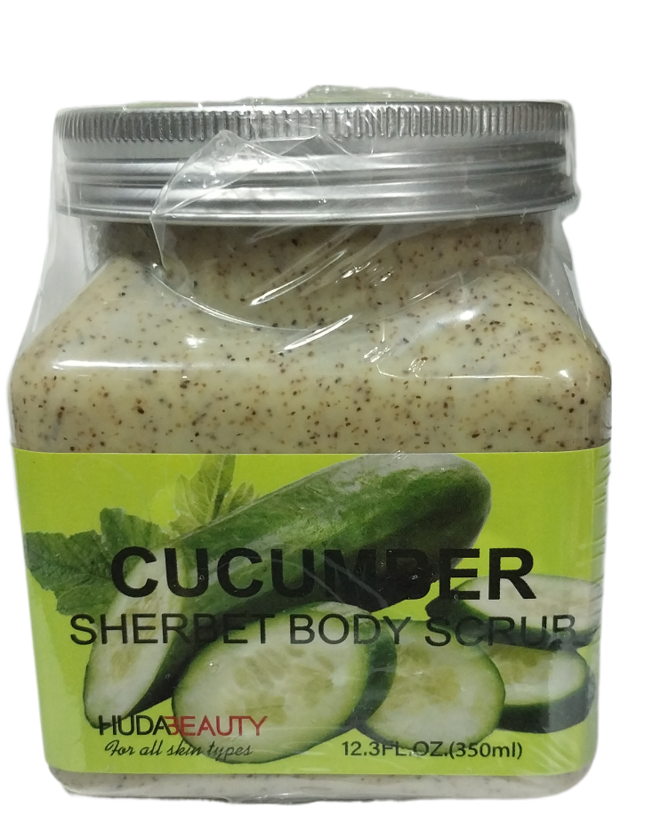 Huda Beauty Cucumber Sherbet Body Scrub 350ml
