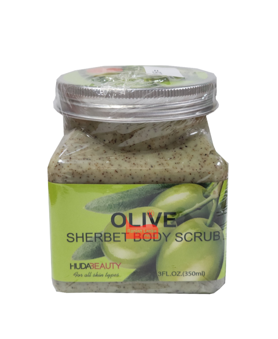 Huda Beauty Olive Sherbet Body Scrub 350ml