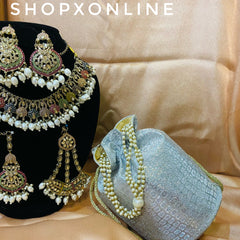 WP Potli 14- (Silver)