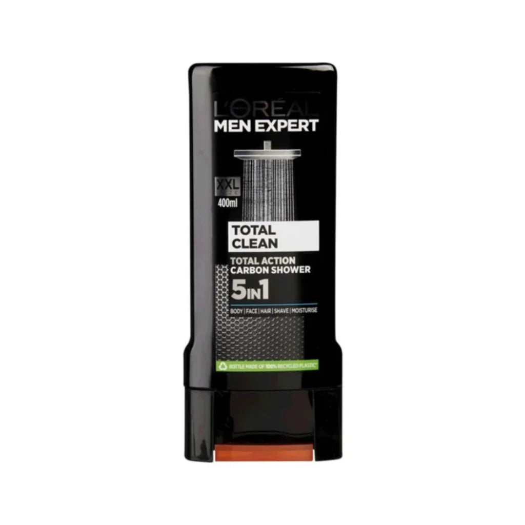 L'Oreal Men Expert Pure Carbon Total Clean 5 In 1 Shower Gel 400ml