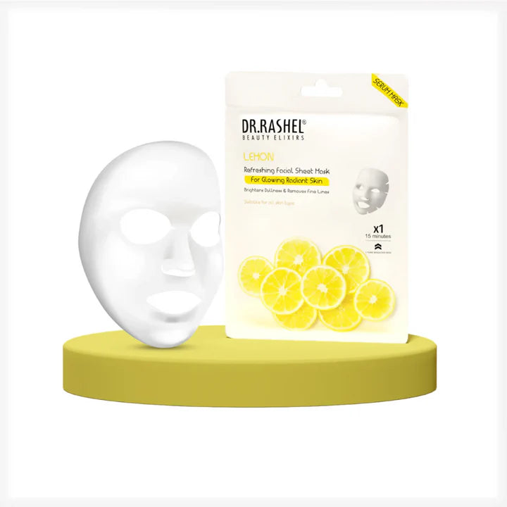 Lemon Sheet Mask with Serum - Dr.Rashel 20g