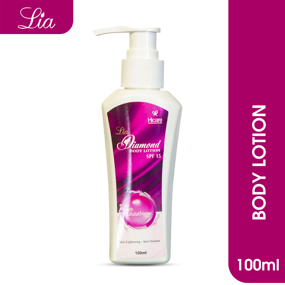 Lia Diamond Body Lotion With Essetial Sun Protection 100ml