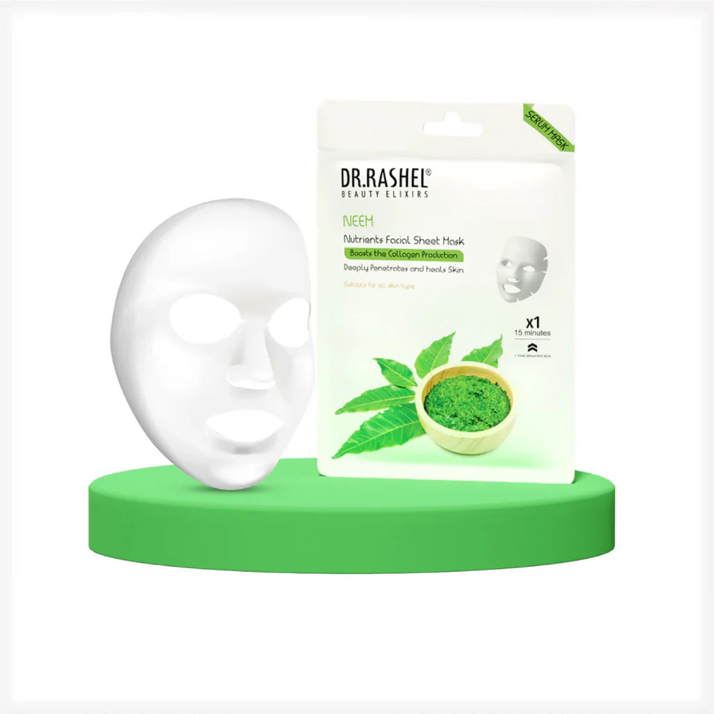 Neem Sheet Mask with Serum - Dr.Rashel