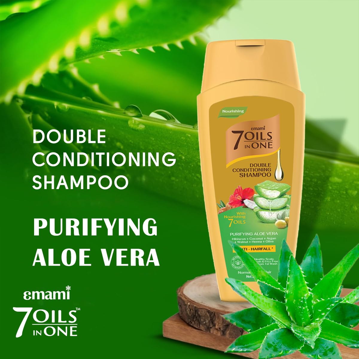 Emami 7 oils in one shampoo Purifying Aloe Vera 100ml