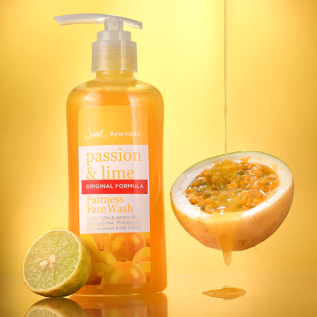 Janet Passion & Lime Fairness Face Wash - 300 ML