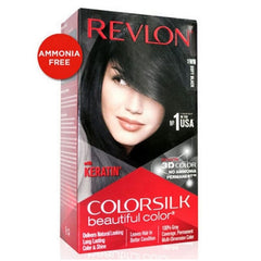 Revlon Colorsilk Beautiful Color 1WN SOFT BLACK With Keratin