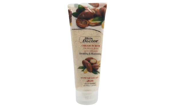 Skin Doctor Cream Scrub For Face And Body With Argan 200ml