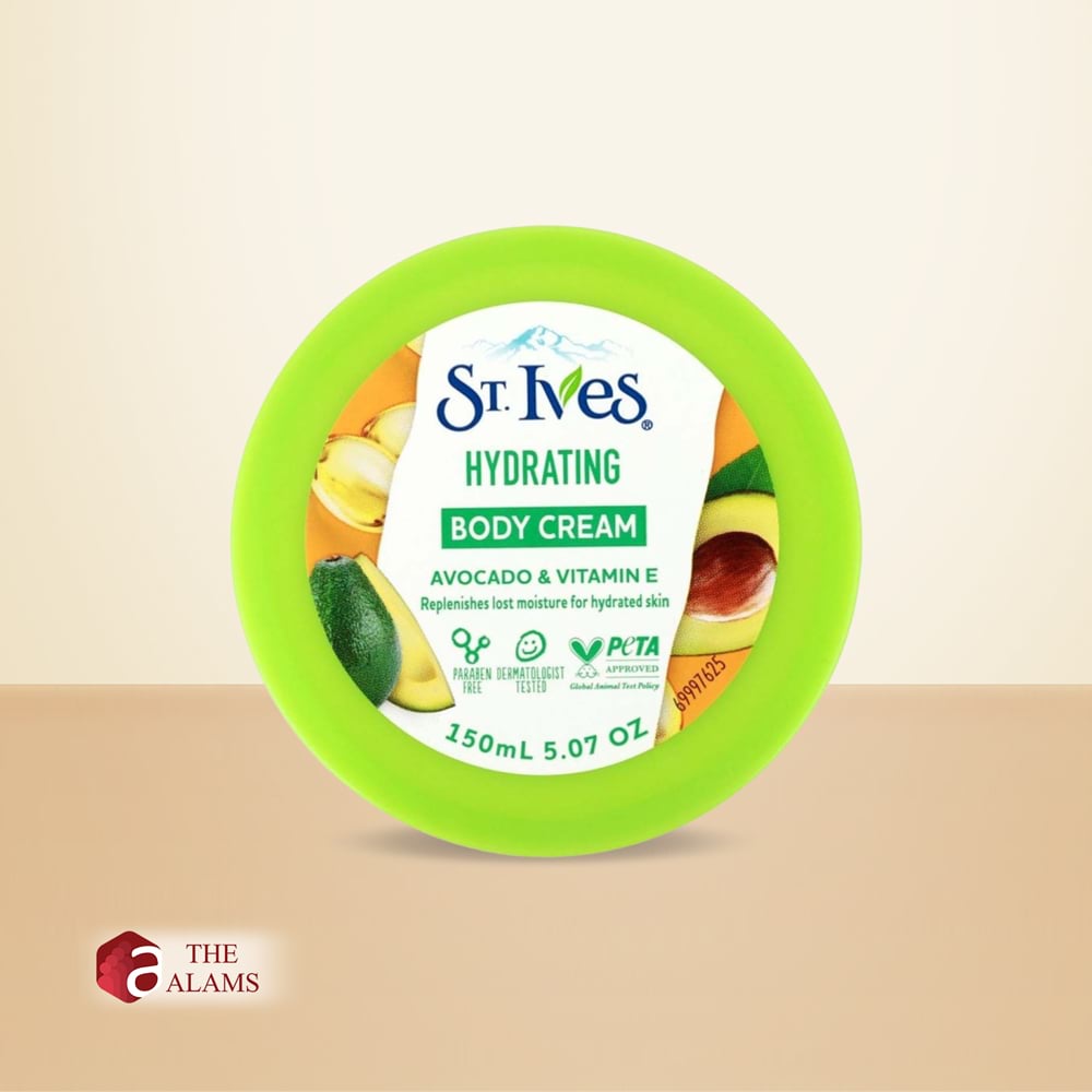 St. Ives Hydrating Avocado And Vitamin E Body Cream 150ml