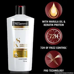 tresemmé keratin smooth conditioner 72H 700 ml