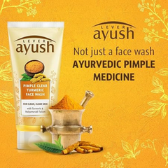 Ayush Pimple Control With Turmeric Kumkumadi Thilam and Mint Face Wash 100ml