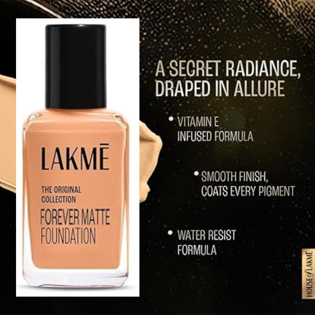 Lakme Natural Shell Matte Foundation 27ml