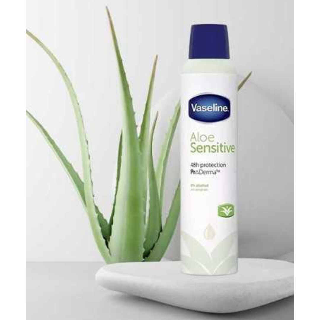 Vaseline Aloe Sensitive Deodorant Spray 250ml