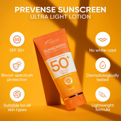 Prevense Skincare Sunscreen Ultra Light Lotion SPF 50+ 90ml