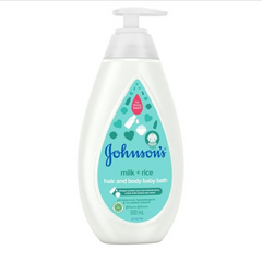 Johnson's Milk + Rice Hair and Body Baby Bath 500ml