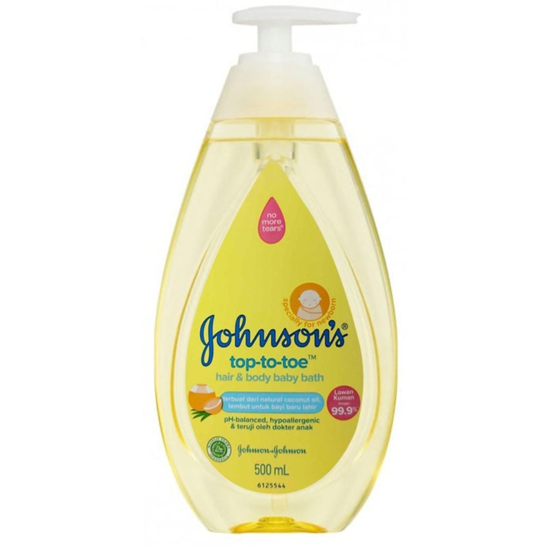 Johnson's Top To Toe Hair & Body Baby Bath 500ml