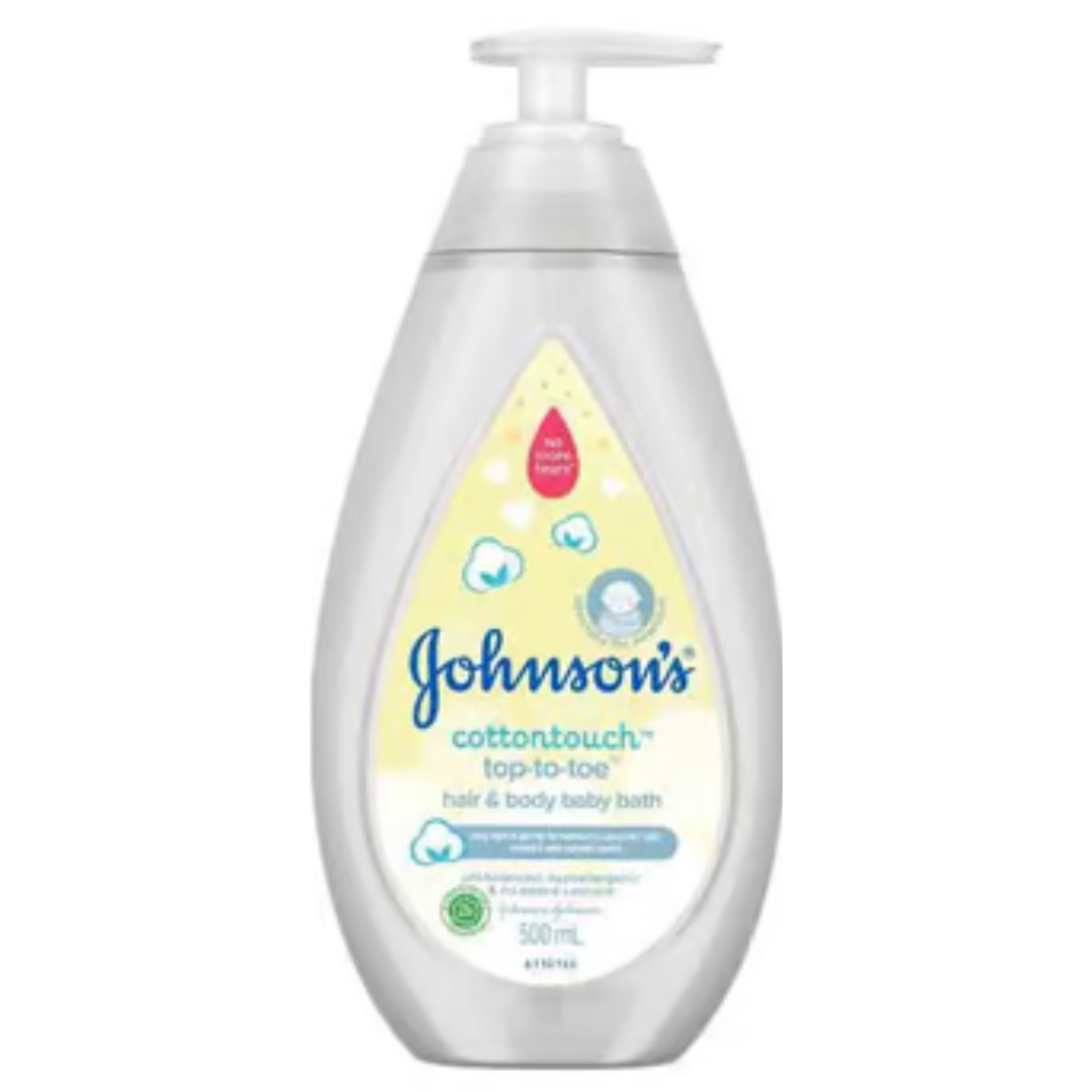 JOHNSON'S Cotton Touch Baby Top To Toe Bath 500ml