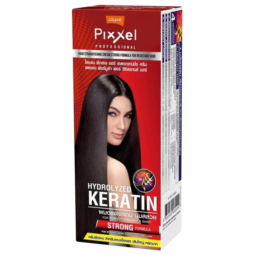 Lolane Pixxel Professional Permanent Hair Straightening Cream 110g