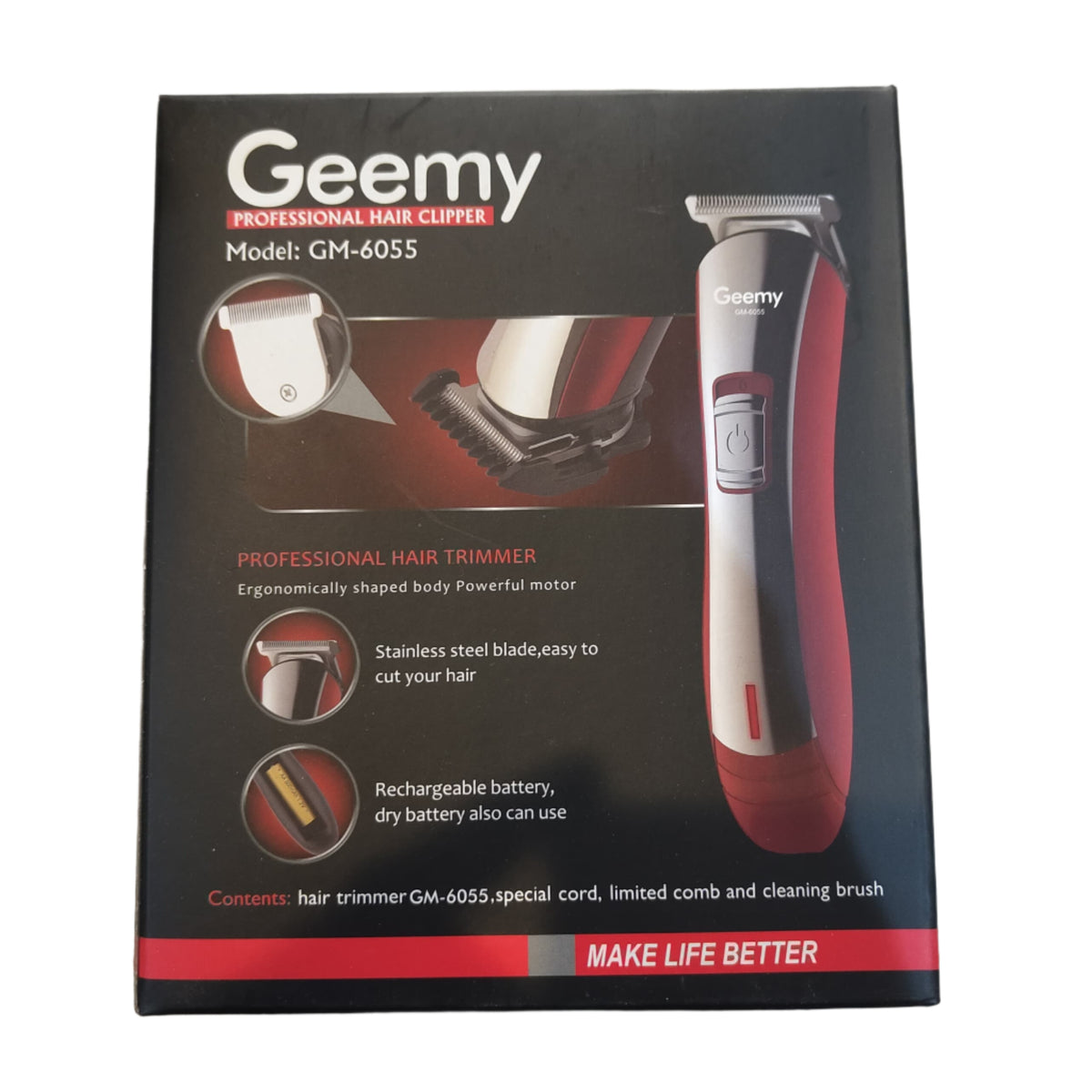 Geemy Professional Hair Clipper ( GM - 6055 )