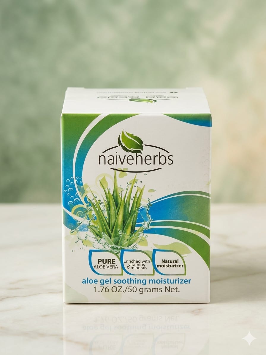 naiveherbs aloe soothing moisturizer -50mg