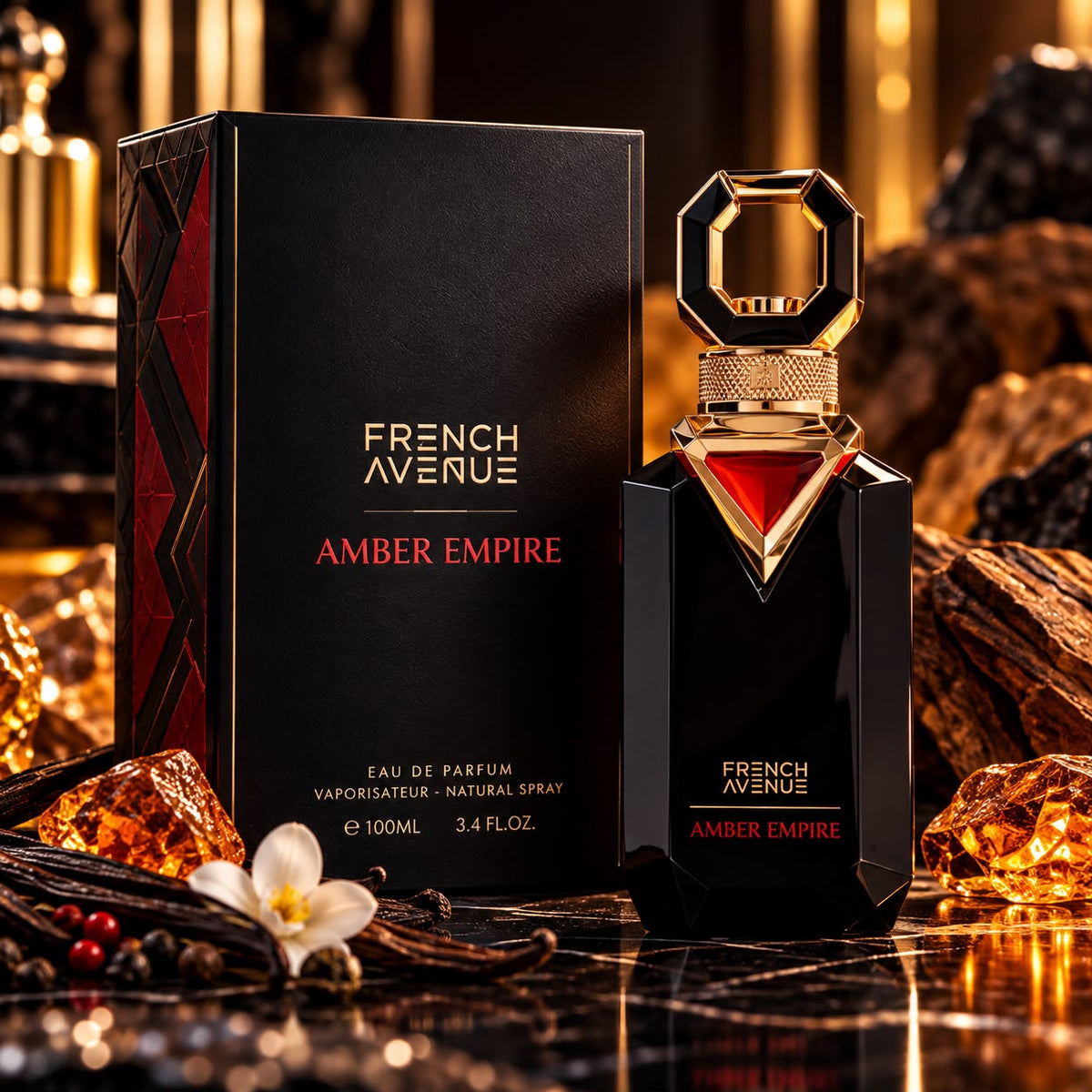 French Avenue Amber Empire EDP 10ml & 100ml - (100% Authentic)