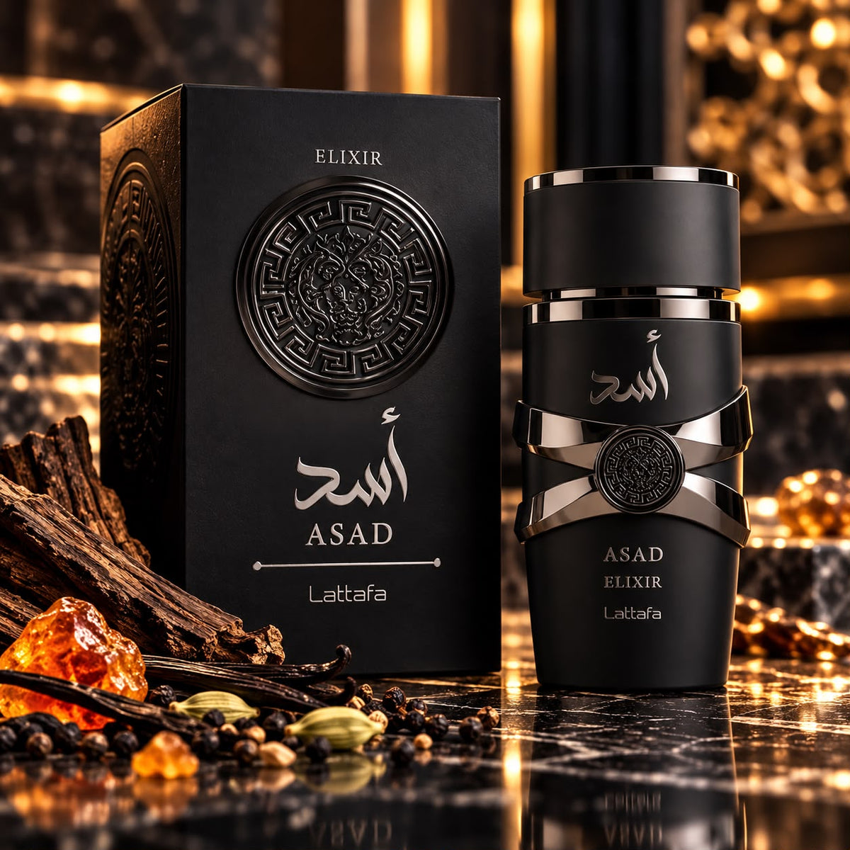 Lattafa Asad Elixir EDP 10ml & 100ml - (100% Authentic)