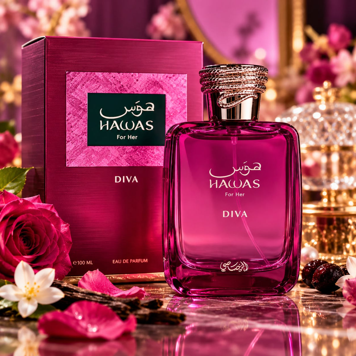 Rasasi Hawas Diva 10ml & 100ml - (100% Authentic)