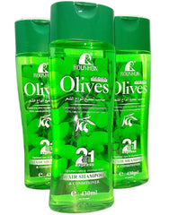 Roushun Olives 2 in 1 Hair Shampoo and Conditioner 430ml