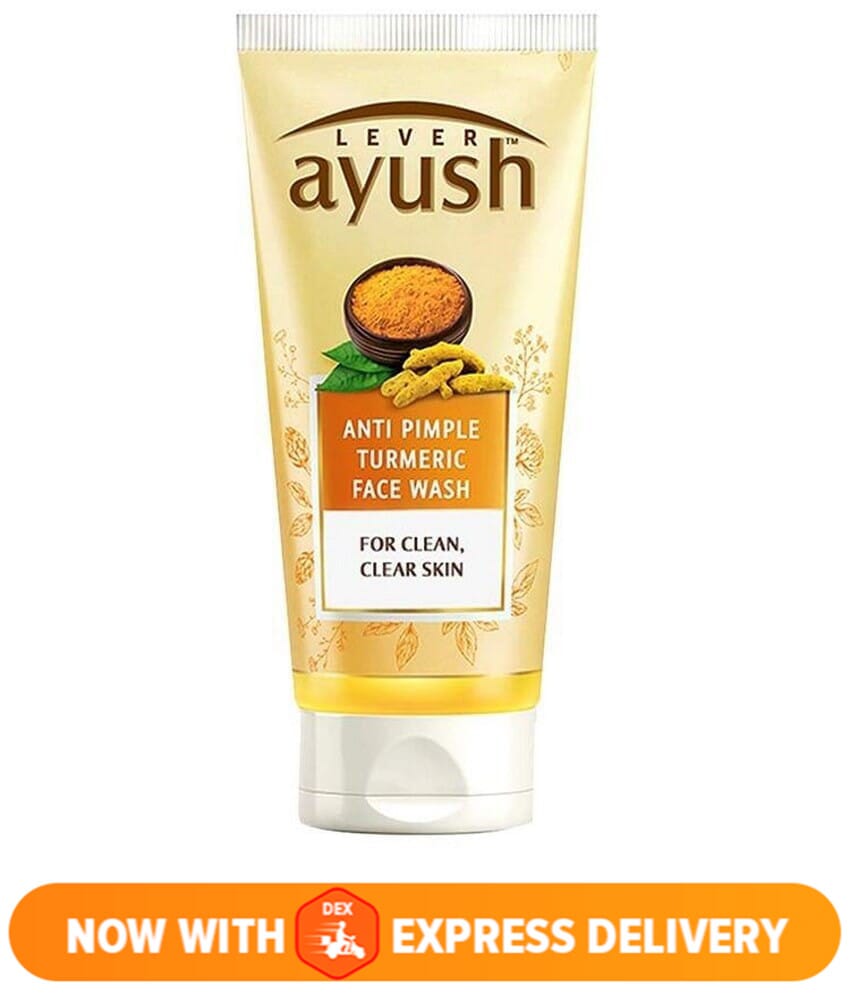 Aayush Anti Pimple Turmeric Face Wash - 80g - ShopXonline