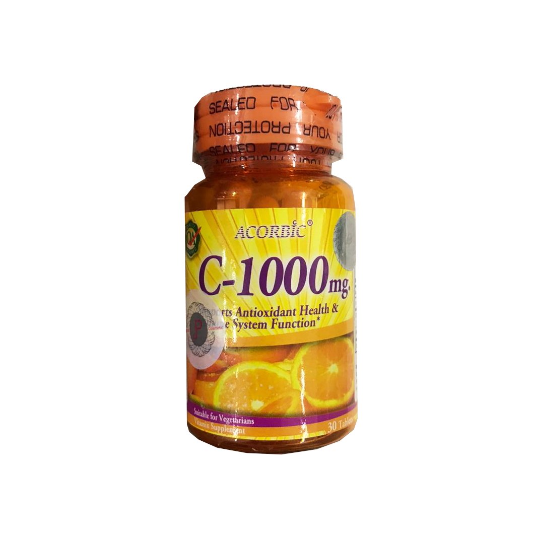 Acorbic C - 1000mg 30 tablet - ShopXonline